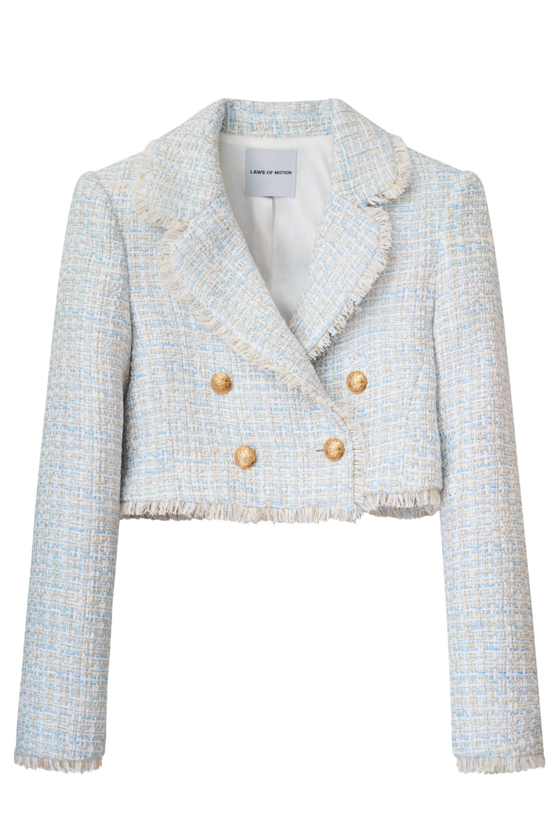 light blue tweed collection